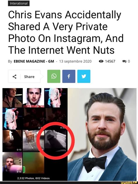 chris evans penis|Chris Evans accidentally shares penis pic, driving Twitter wild